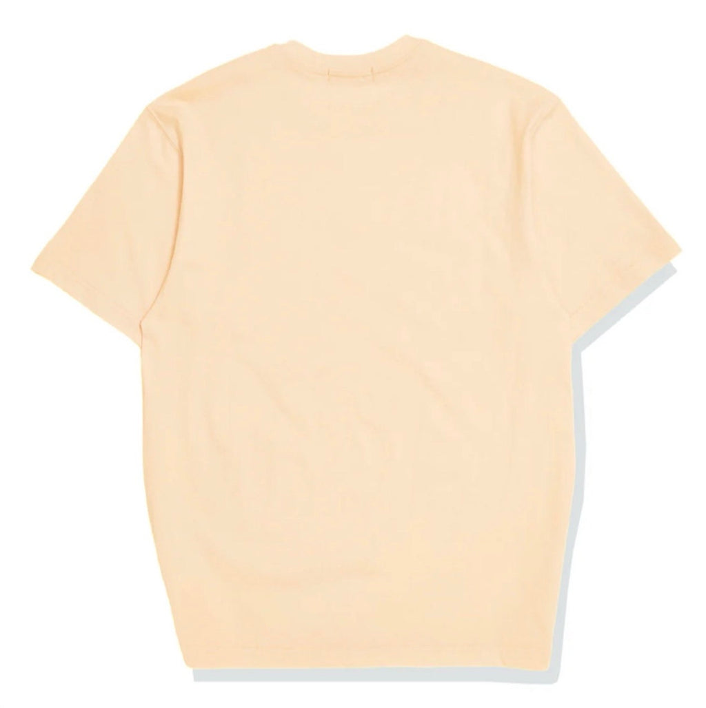 HUB 230GSM BASIC EMBROIDERY TEE CREAM