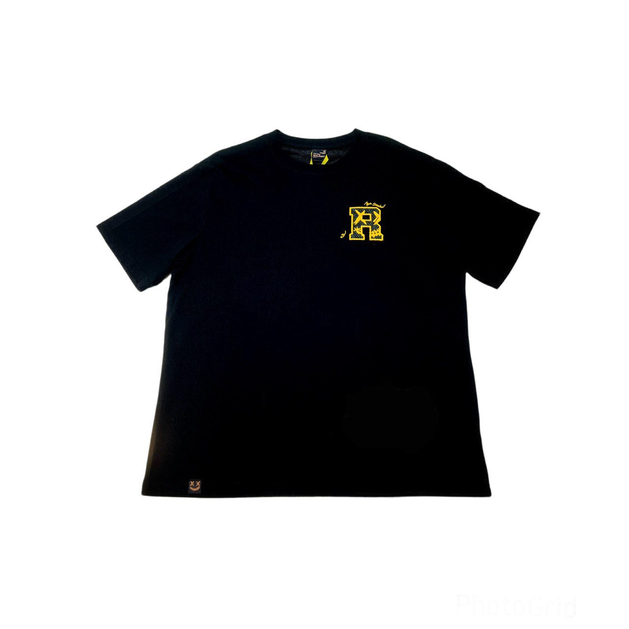 RICKYISCLOWN YELLOW MECH MAMBA BLACK TEE