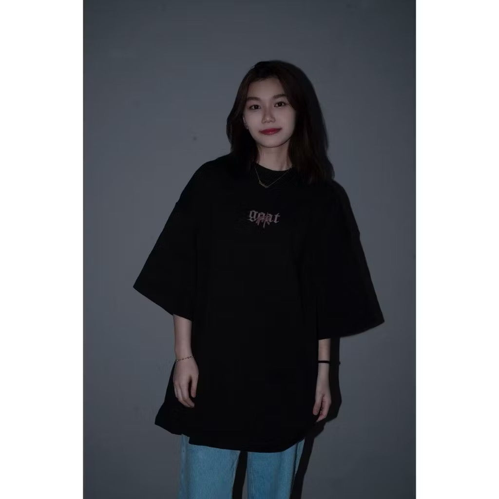 GOAT GOTHIC BROWN LOGO T SHIRT