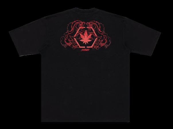 STONED & CO 26: DARK HORSE TWIN HORSES BLACK TEE