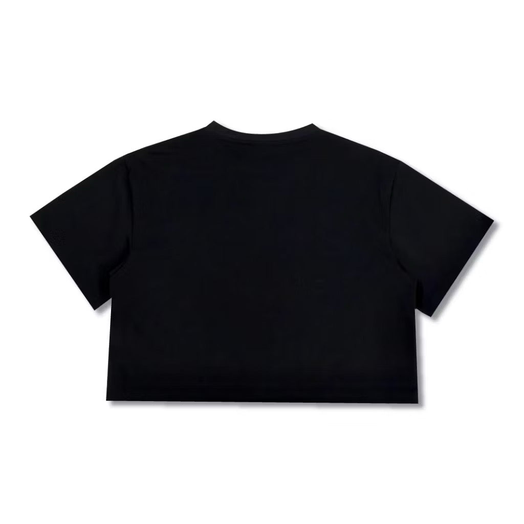 HUBCO TEDDY BEAR CROP TOP BLACK