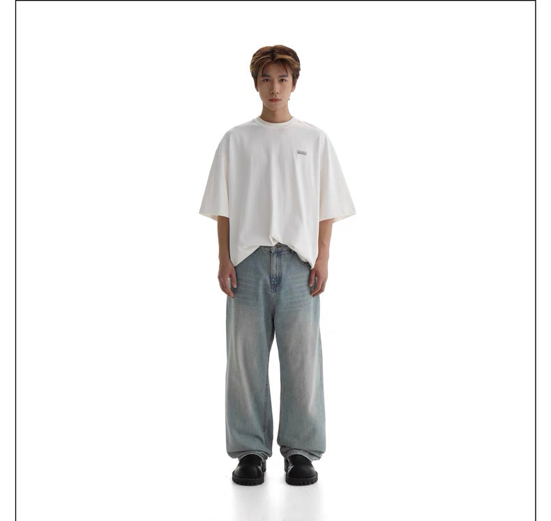 MASONPRINCE SMALL LOGO WHITE TEE