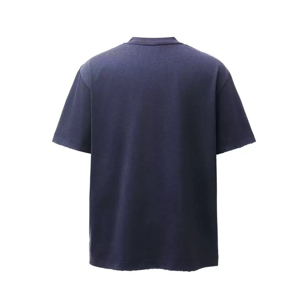 BANGOULUO FAKE POCKET TEE NAVY BLUE