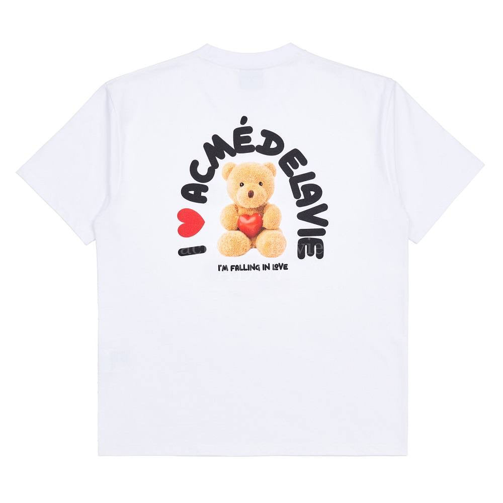 ADLV LOVE BEAR WHITE TEE