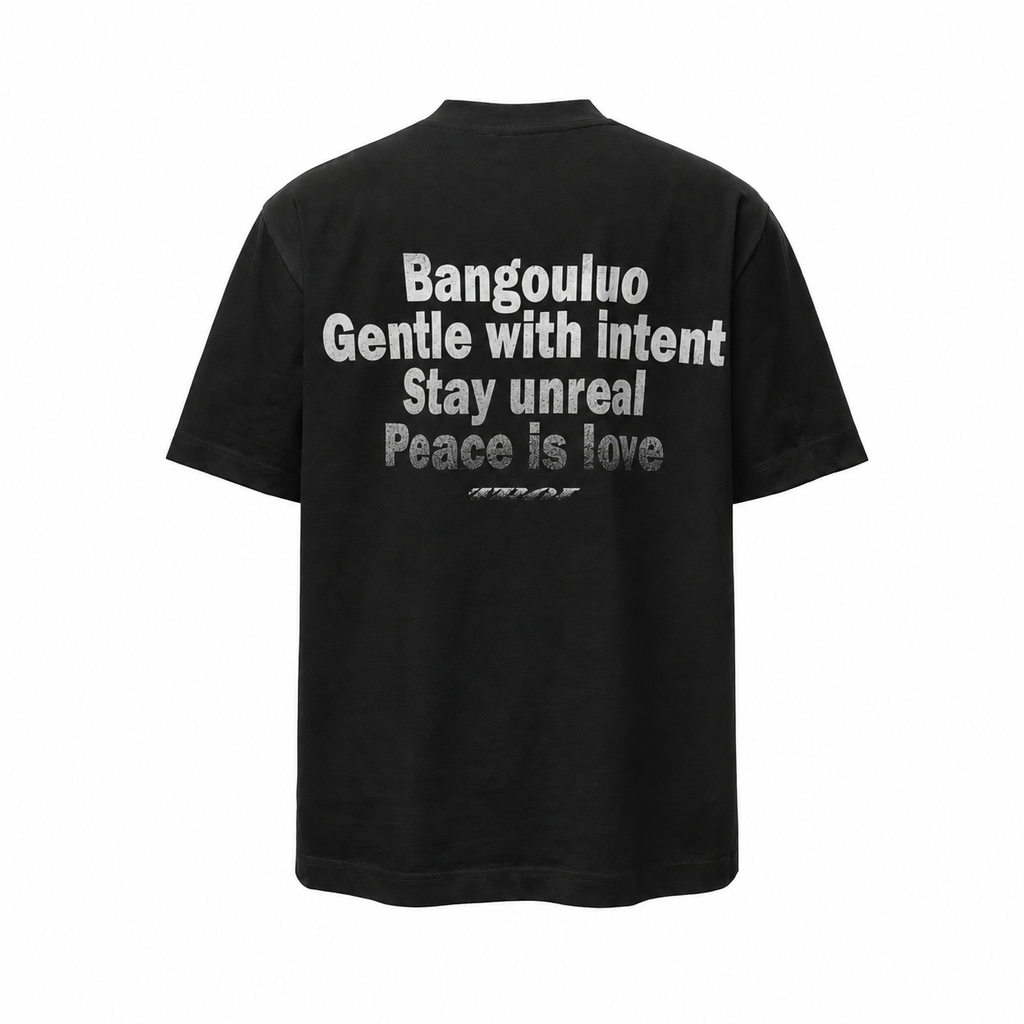 BANGOULUO WALKING MAN TEE BLACK