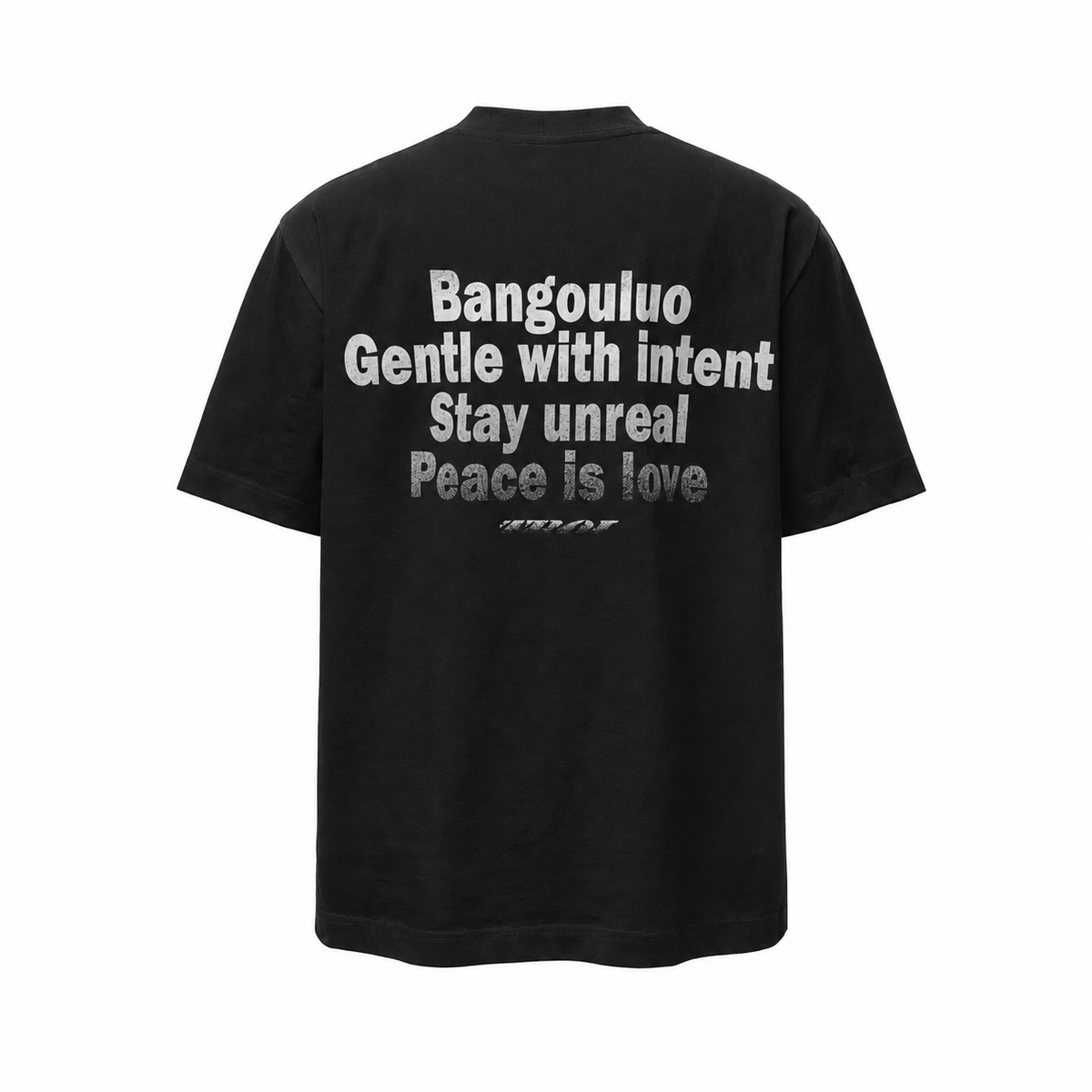 BANGOULUO WALKING MAN TEE BLACK