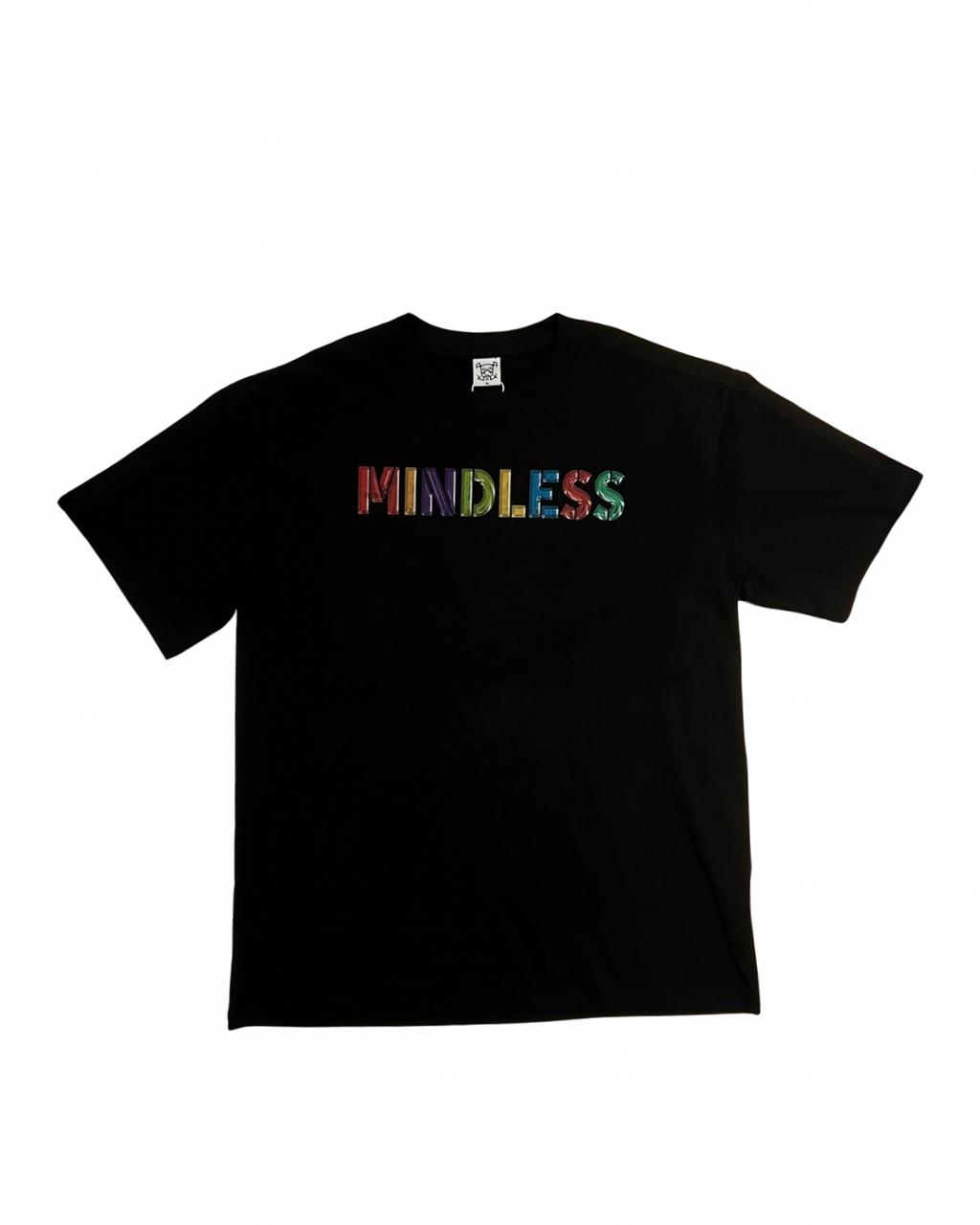 MINDLESS MULTICOLOUR LOGO TEE BLACK