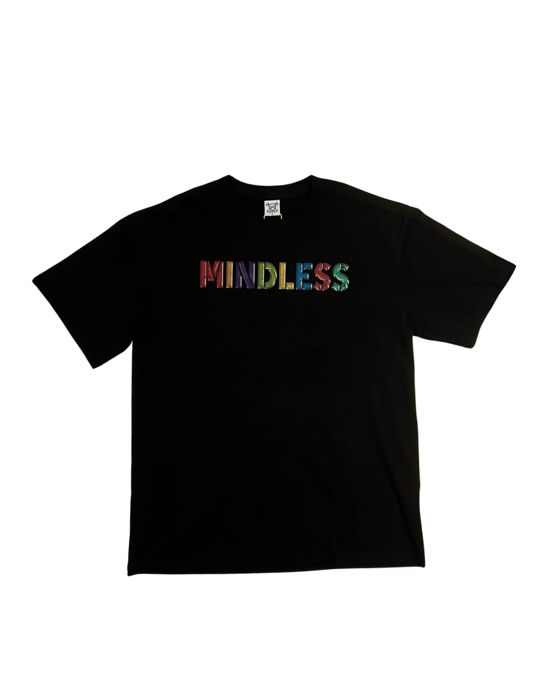 MINDLESS MULTICOLOUR LOGO TEE BLACK