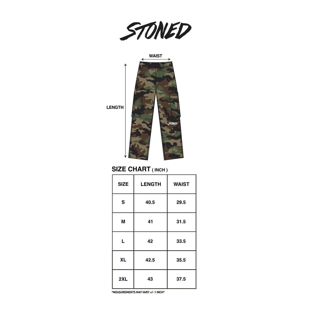 Stoned & Co. Blessed25 Military Cargo Pants