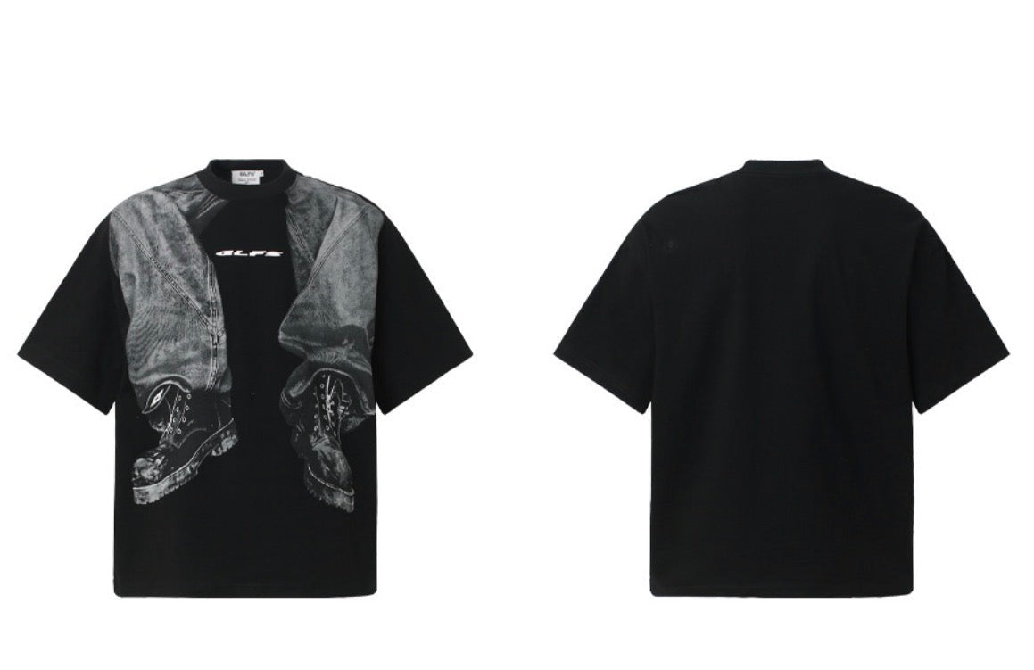 GLFS BOOTS VINTAGE T SHIRT BLACK (PRE-ORDER)