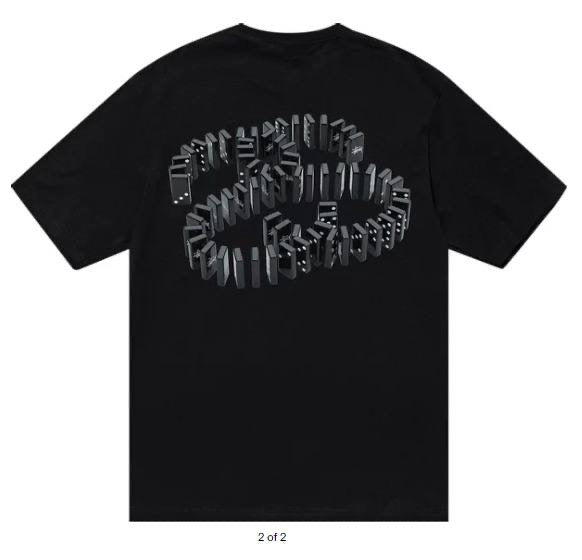 Stüssy Dominoes T-shirt Black