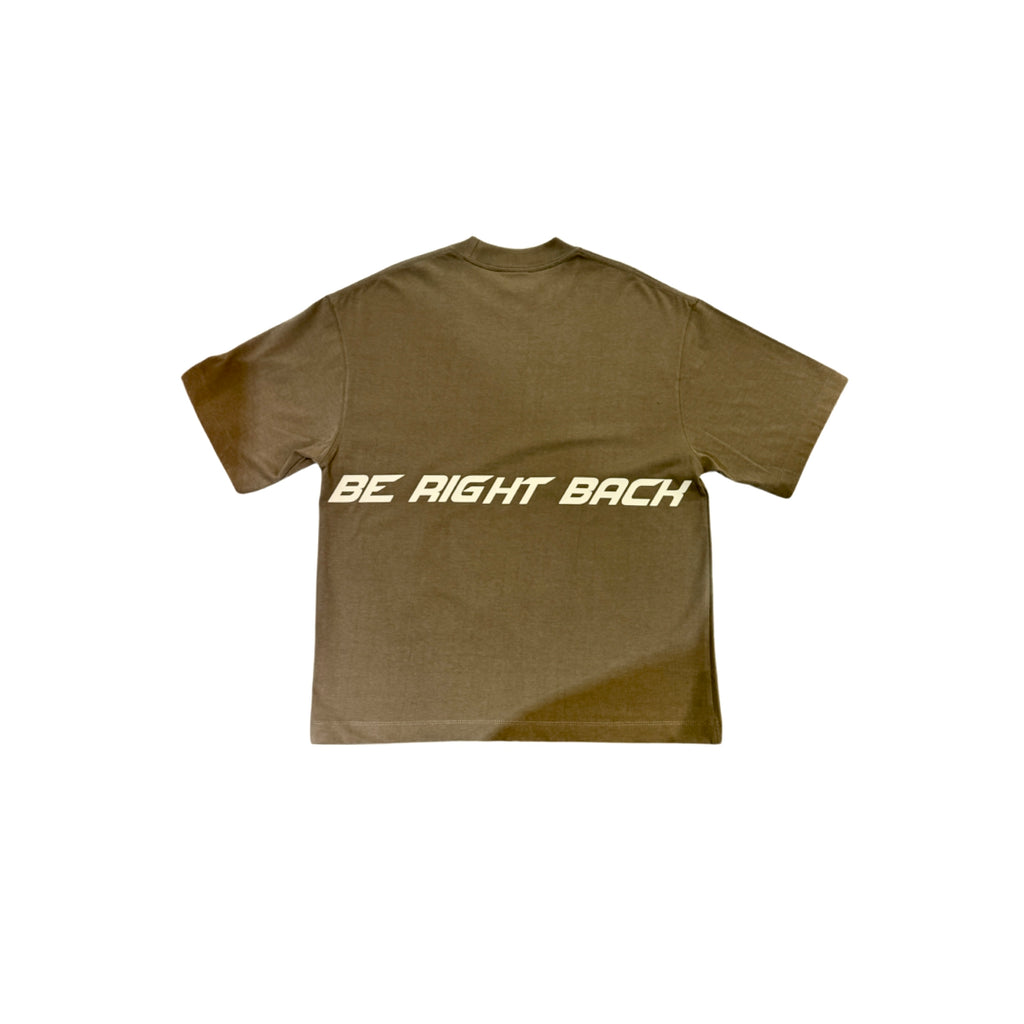 BRB ESSENTIAL BASIC TEE BROWM