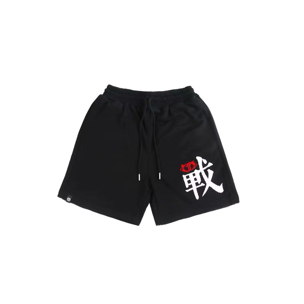 FRDCO WARRIOR LOGO SHORTS BLACK