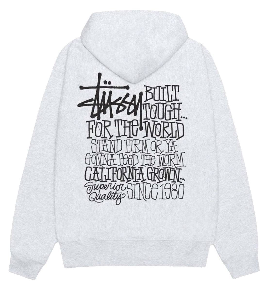 Stussy California Grown Hoodie Grey