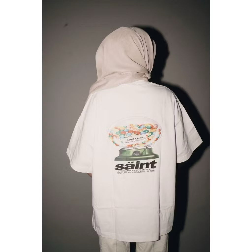 GOAT CANDY CLUB WHITE T SHIRT