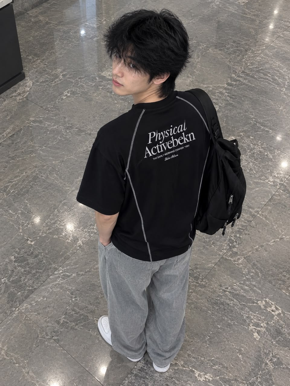 BELLKENIDEA PHYSICAL ACTIVEBEKN TEE BLACK