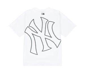 MLB LINES LOGO TEE WHITE