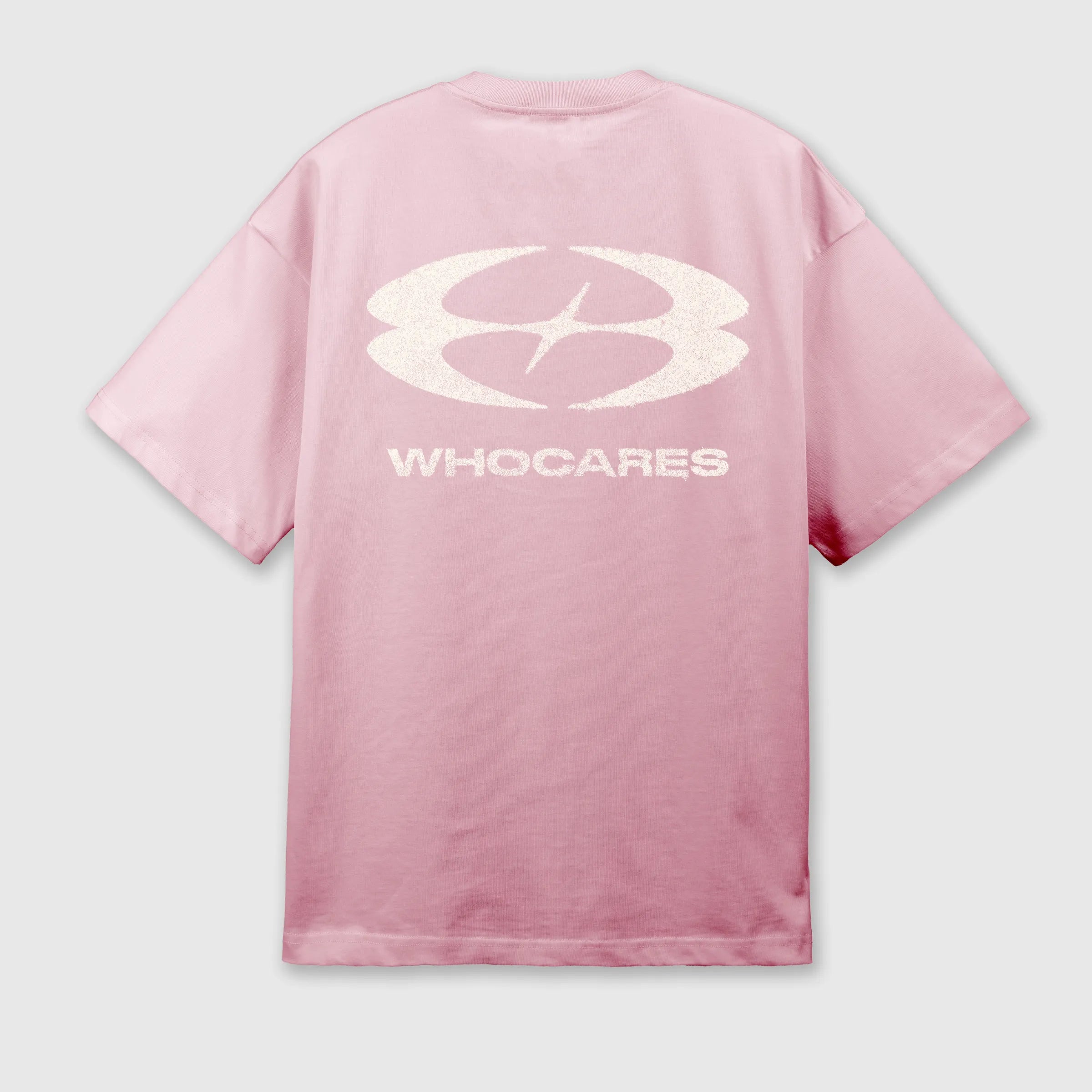 WHOCARES STATIC MOTION  TEE PINK