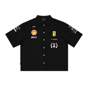 STONED & CO 26: DARK HORSE MOTORSPORT WORKSHIRT BLACK
