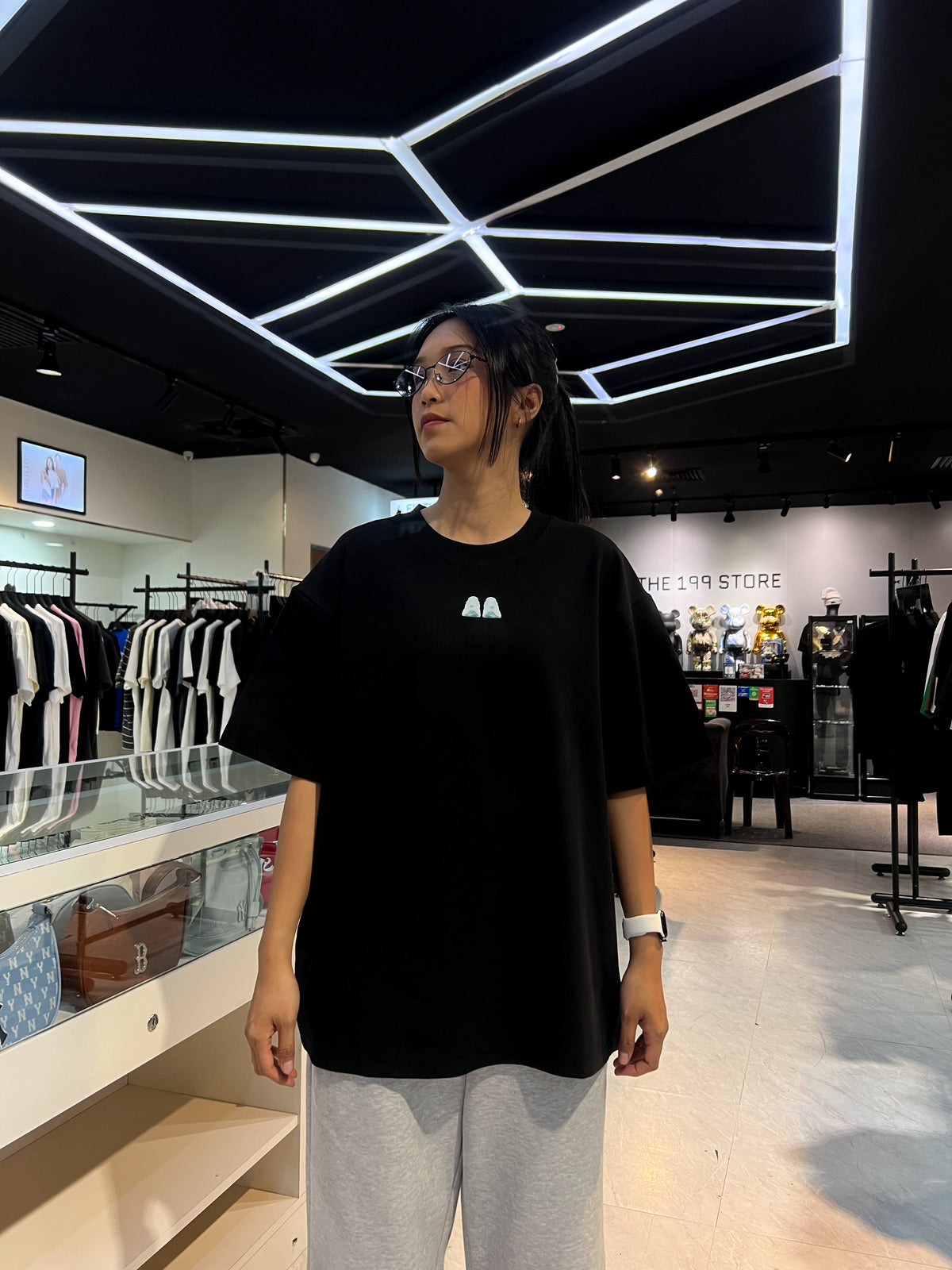 MEDL I LOVE RUNNING TEE BLACK