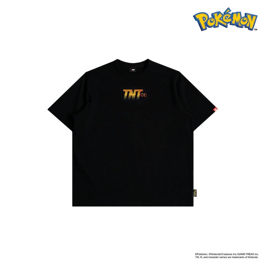 TNTCO PIXEL PIKACHU TEE BLACK
