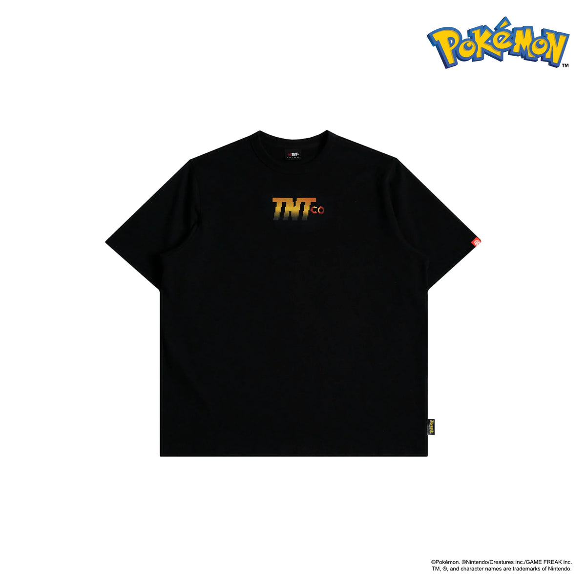 TNTCO PIXEL PIKACHU TEE BLACK