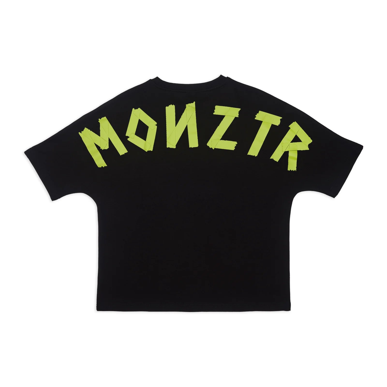 MONZTR ESSENTIAL TAPE TEE BLACK
