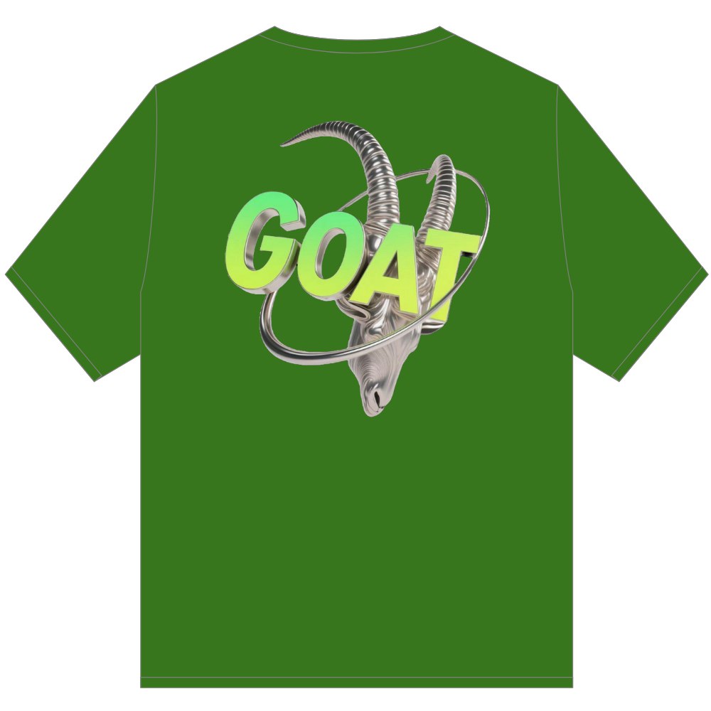 GOAT DIMENSION T SHIRT GREEN