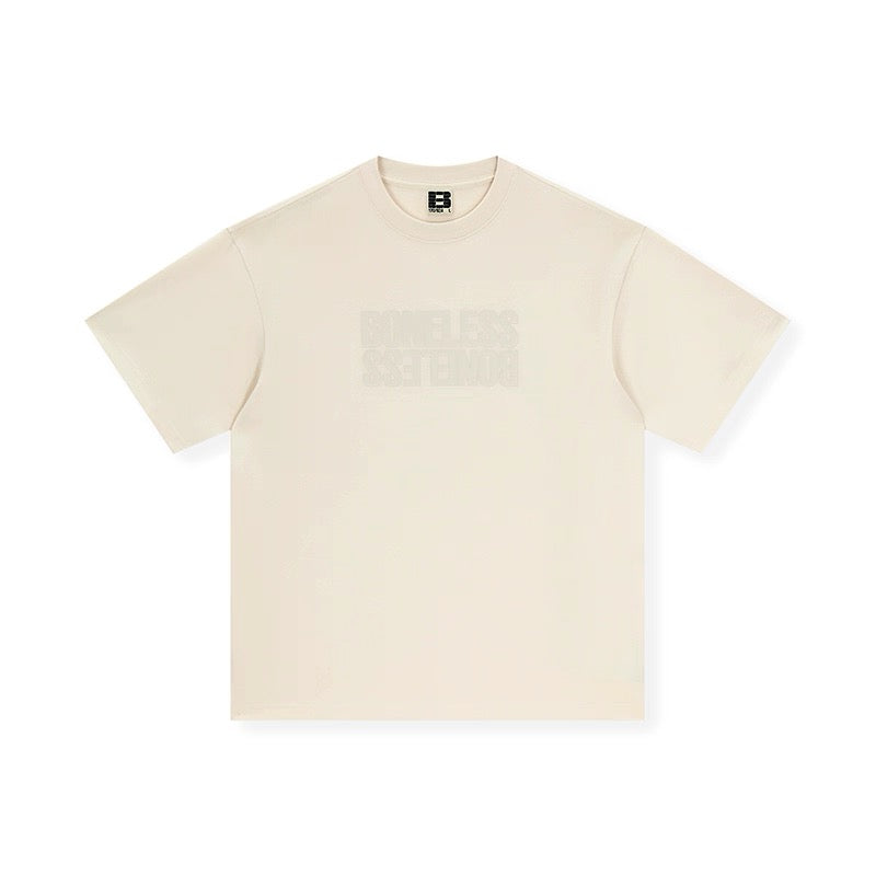 BONELESS HORIZONTAL 3D SILICON CREAM TEE
