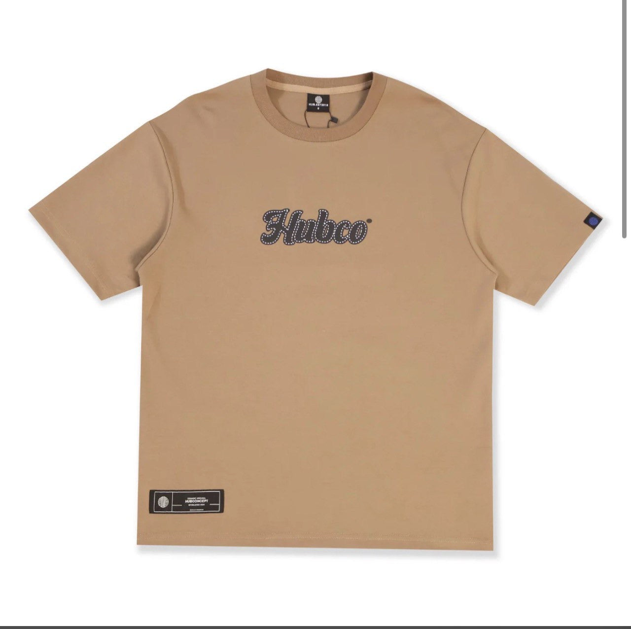 HUB CONCEPT STORE |GRAIN HUB 280GSM OVERSAIZ TEE BROWN