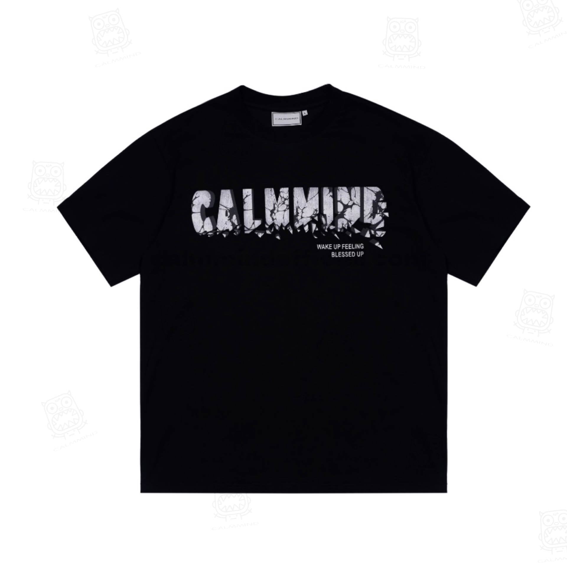 Calmmind Rock Fragments Monster Tee Black