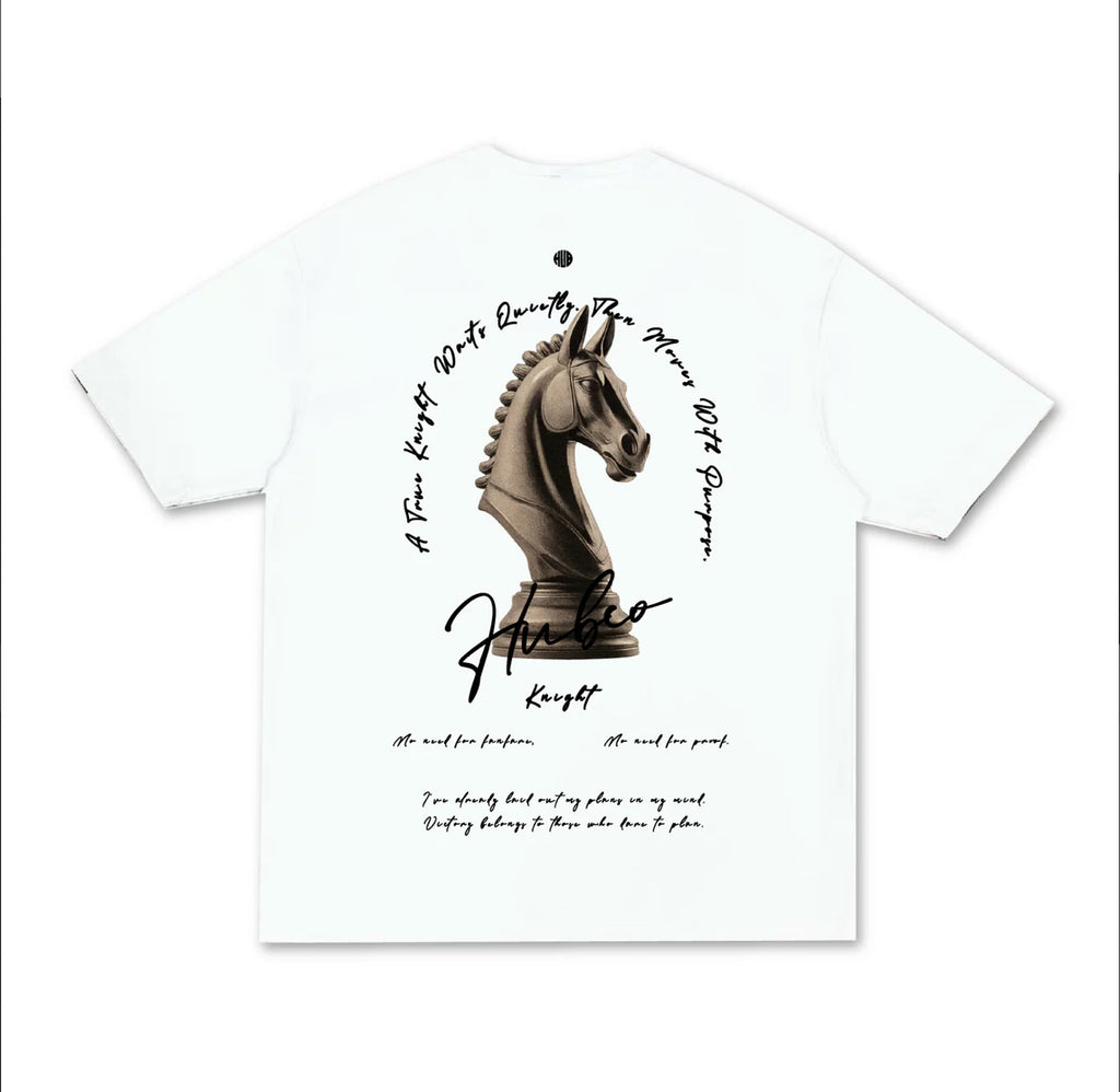 HUBCO KNIGHT MOVE TEE WHITE