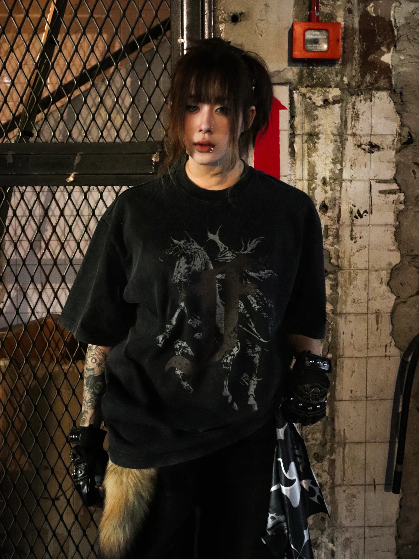 FRDCO KNIGHT WASHED TEE BLACK