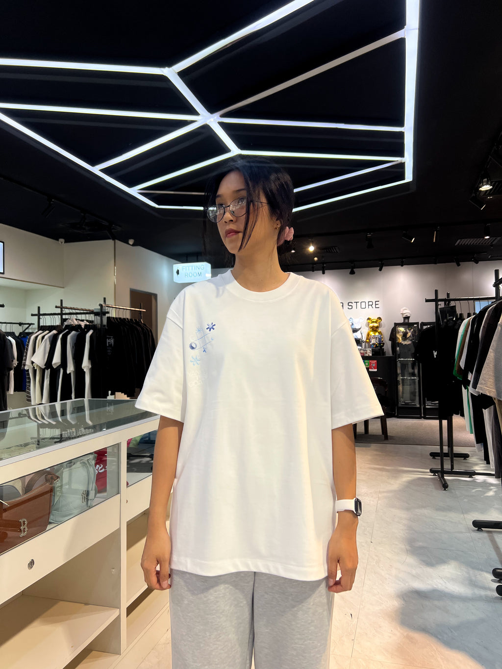 GOAT TIC TAC TOE TEE WHITE