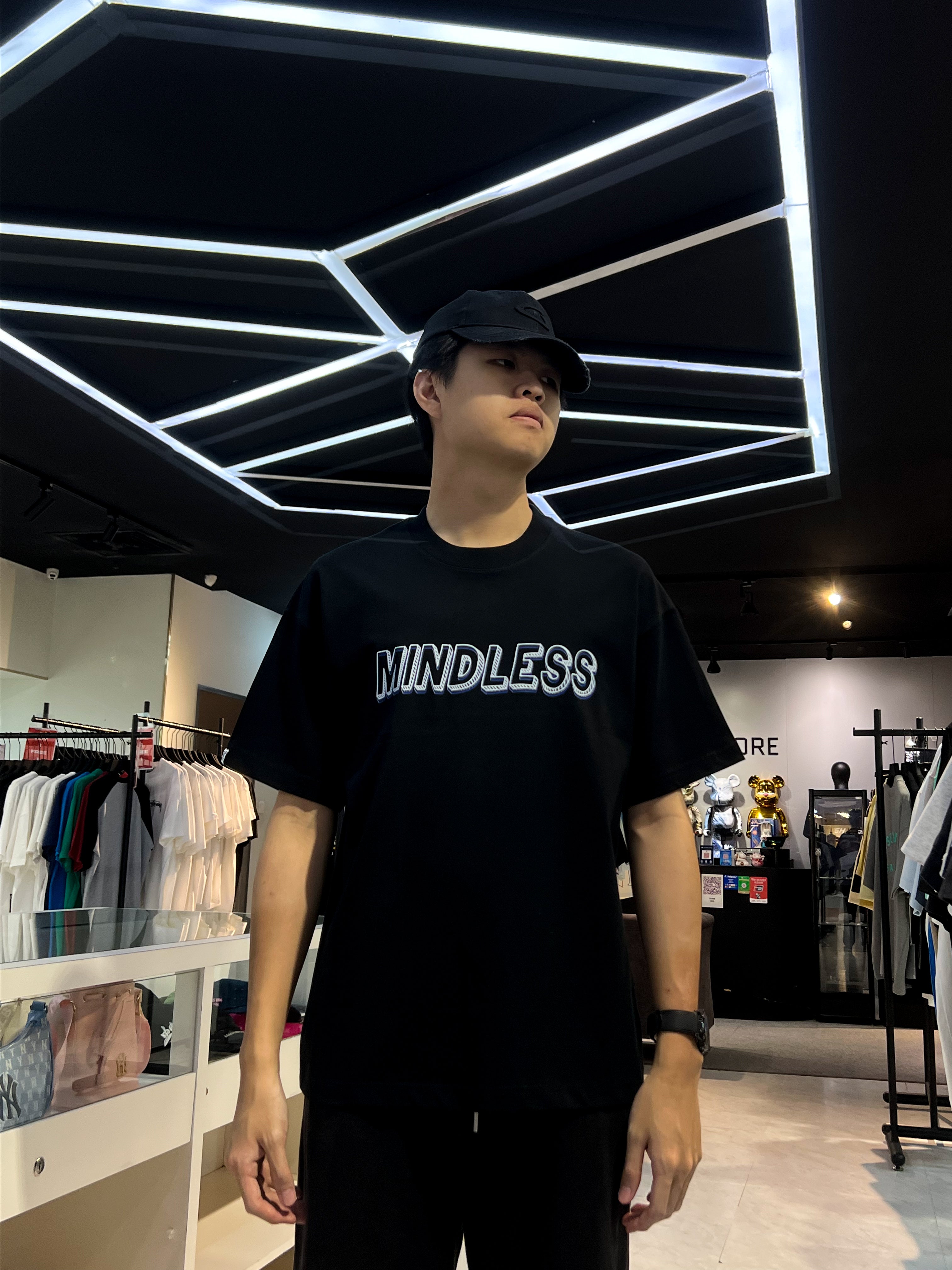 MINDLESS 019BK TEE BLACK
