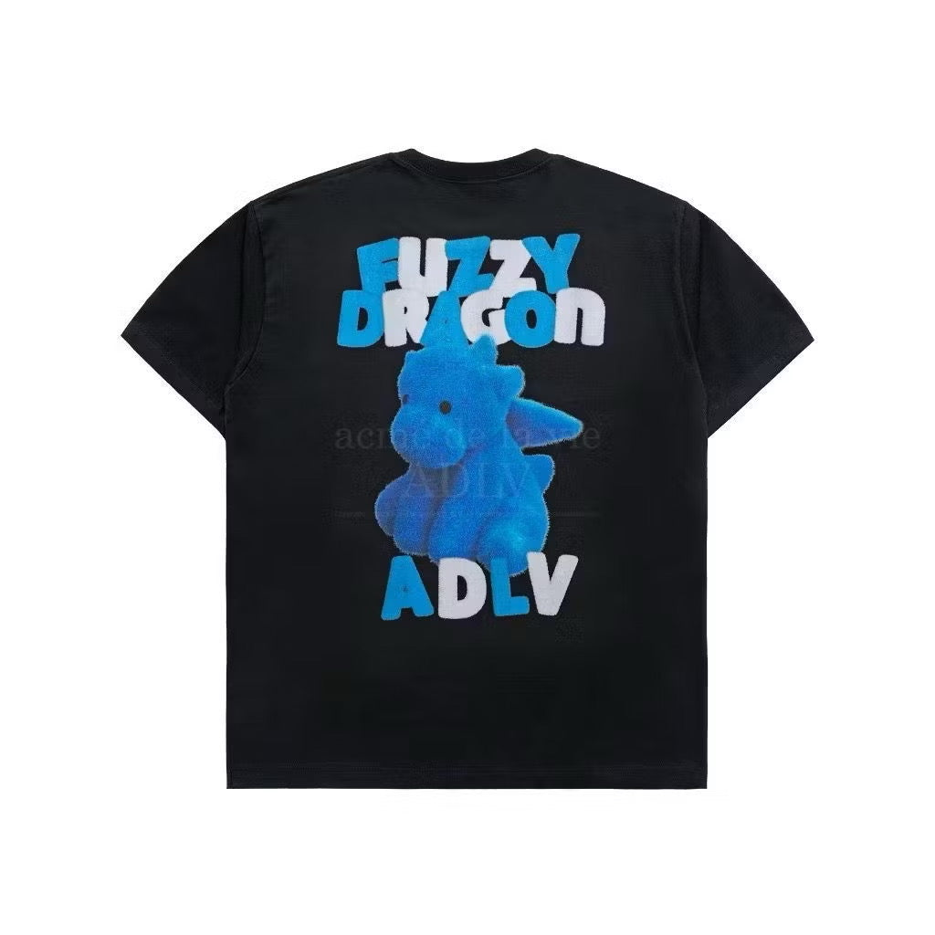 ADLV FUZZY DRAGON BLACK TEE