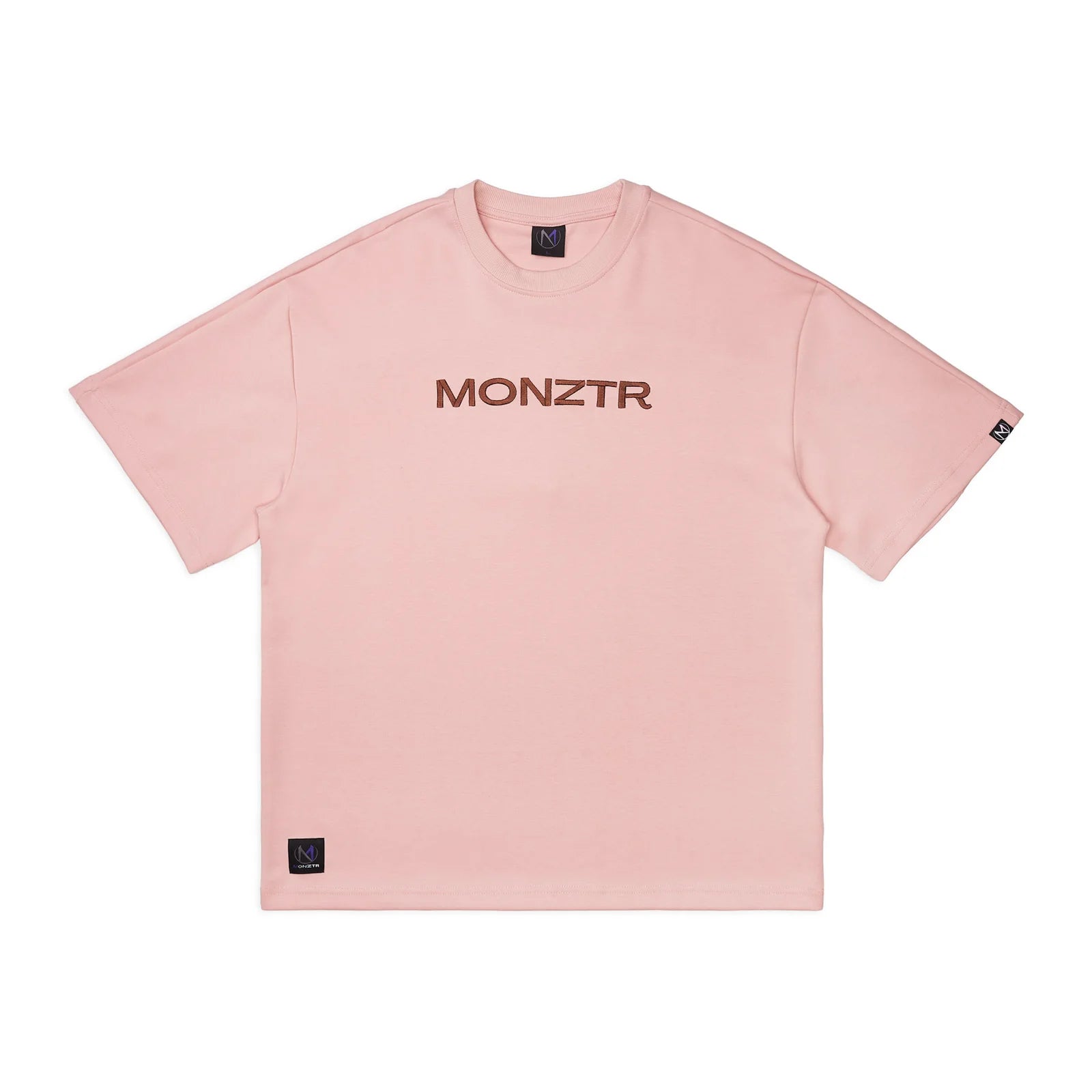 MONZTR ESSENTIAL STRAP TEE PINK
