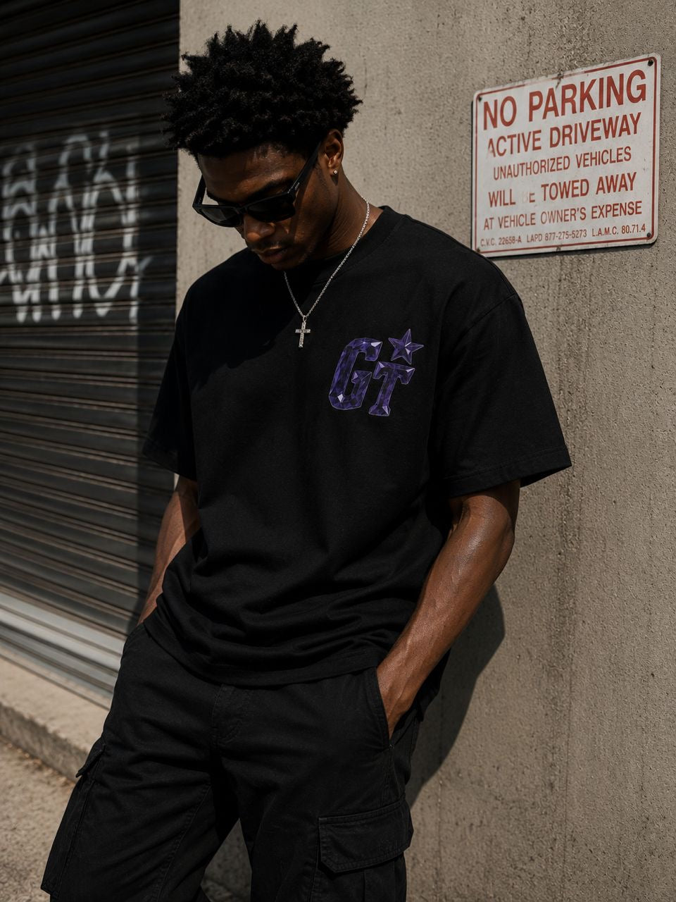 GOAT GT REBORN TEE PURPLE BLACK