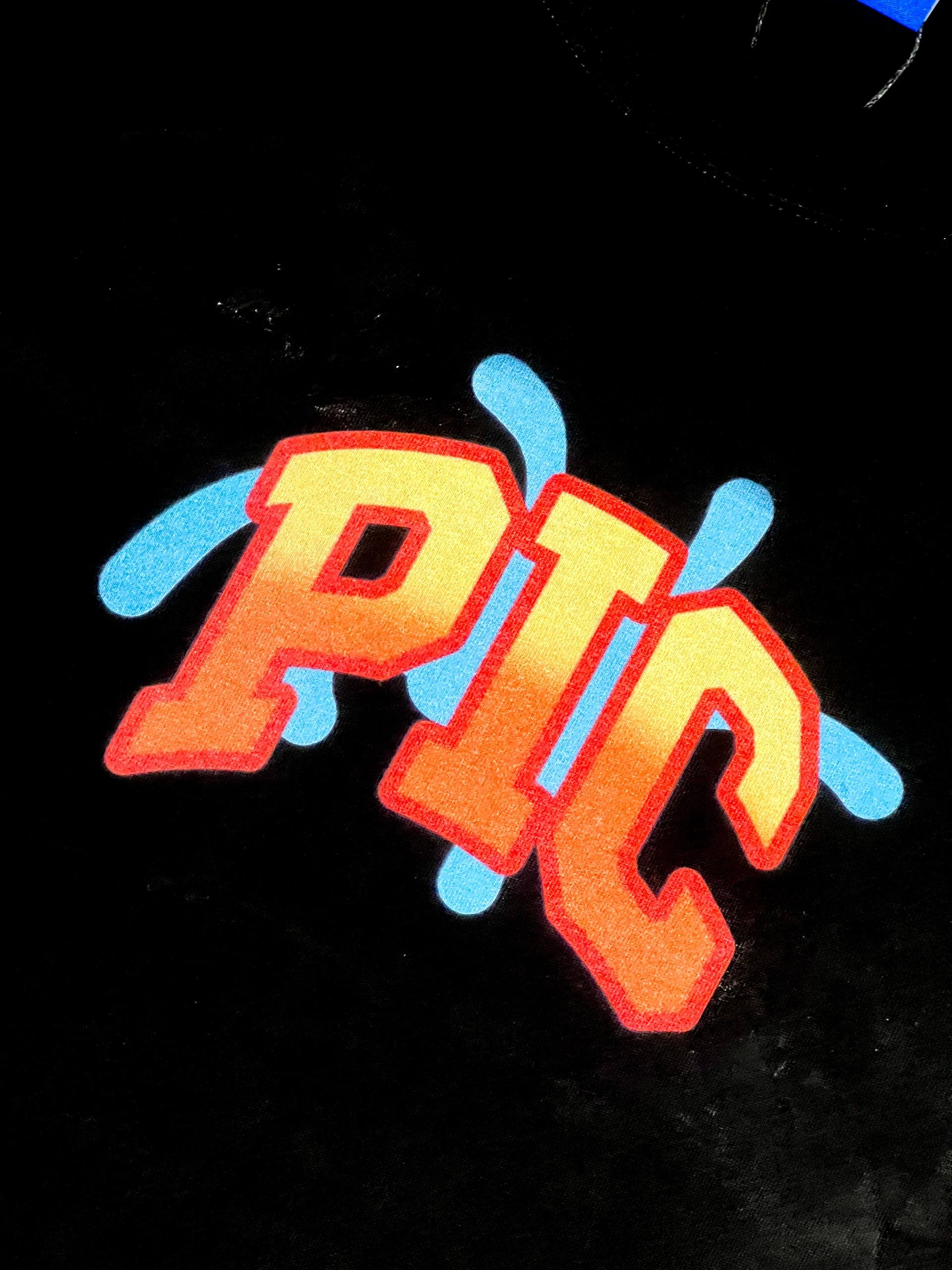 PARODY SMILEY FACE DESIGN 025 BLACK T SHIRT