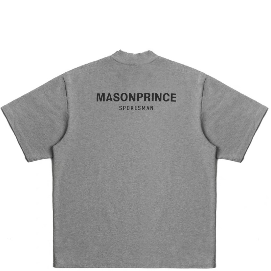 MASONPRINCE SPOKESMAN REFLECTIVE DARK GREY TEE