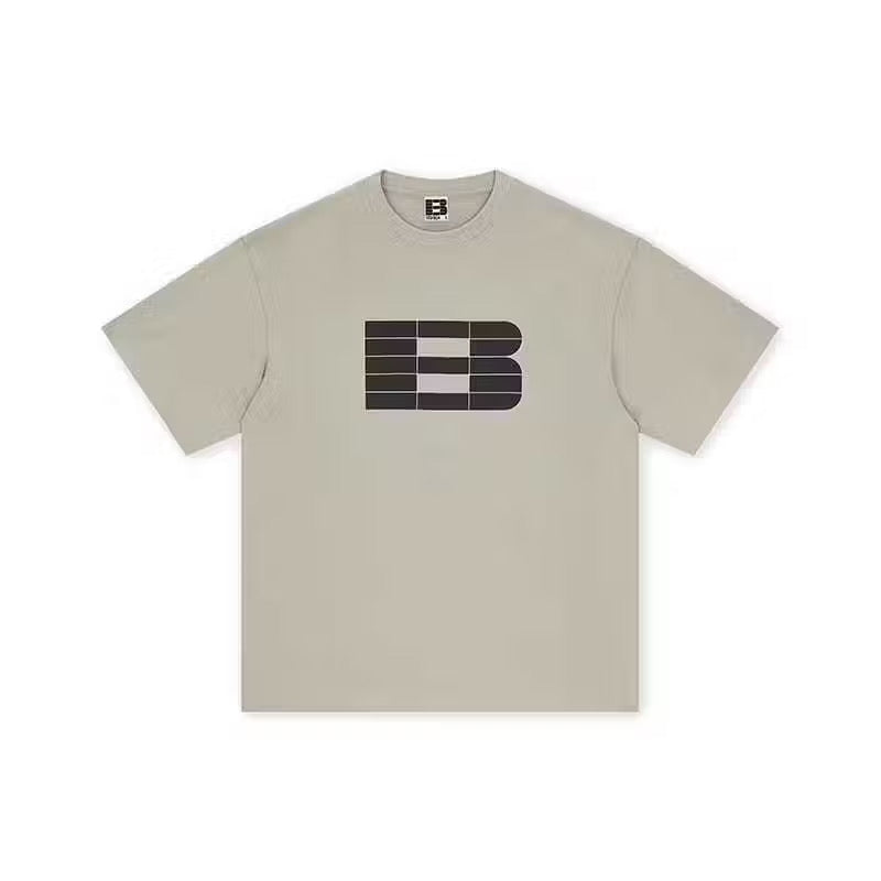 BONELESS B FRONT LOGO BASIC TEE KHAKI