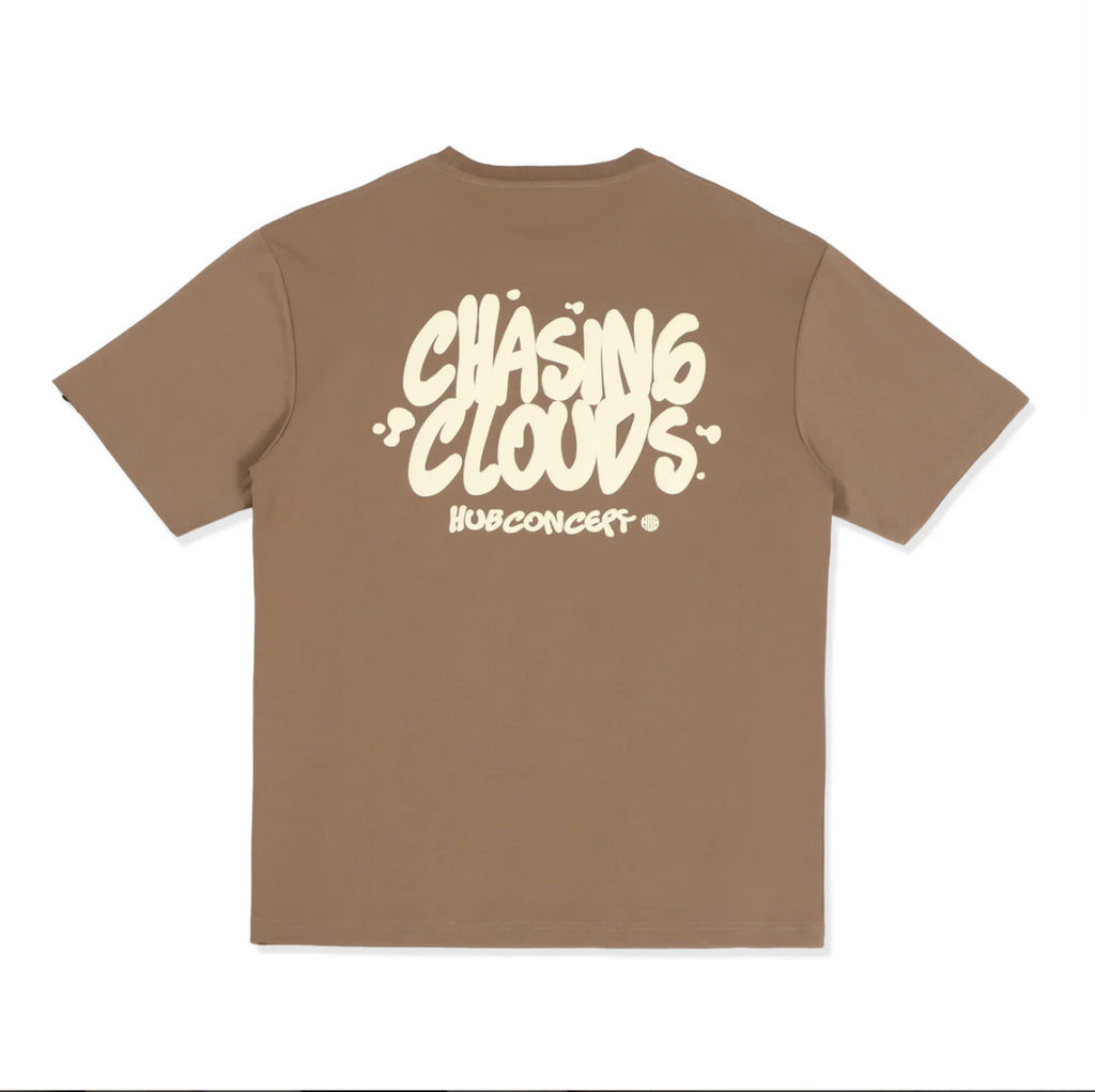 HUBCO CHASING CLOUDS TEE BROWN