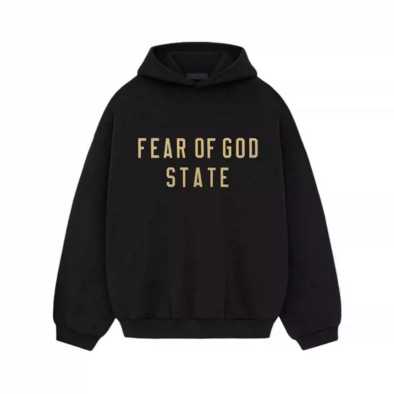 Fear of God Essentials Fleece Hoodie Black (FW24)
