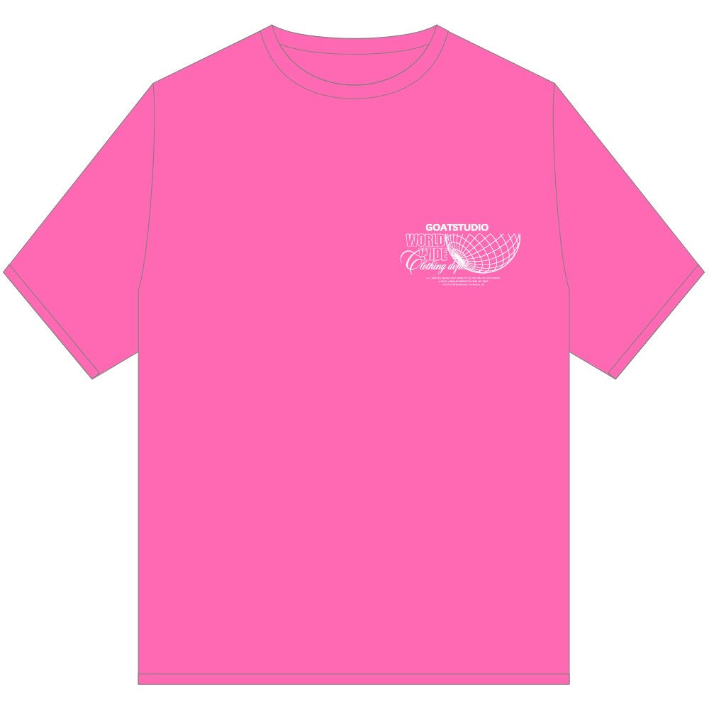 GOAT WORLDWIDE DEPT T SHIRT PINK
