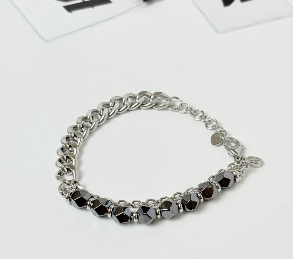 Obsidian Pearl Bracelet 18-23CM