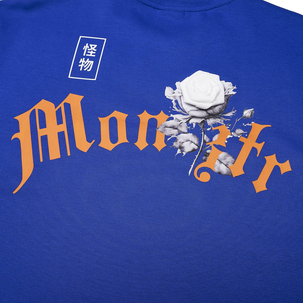 MONZTR BLOSSOM TEE BLUE
