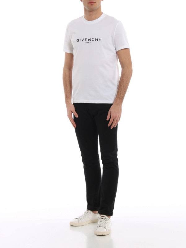 Givenchy logo-print cotton t-shirt white (Slim-Fit)