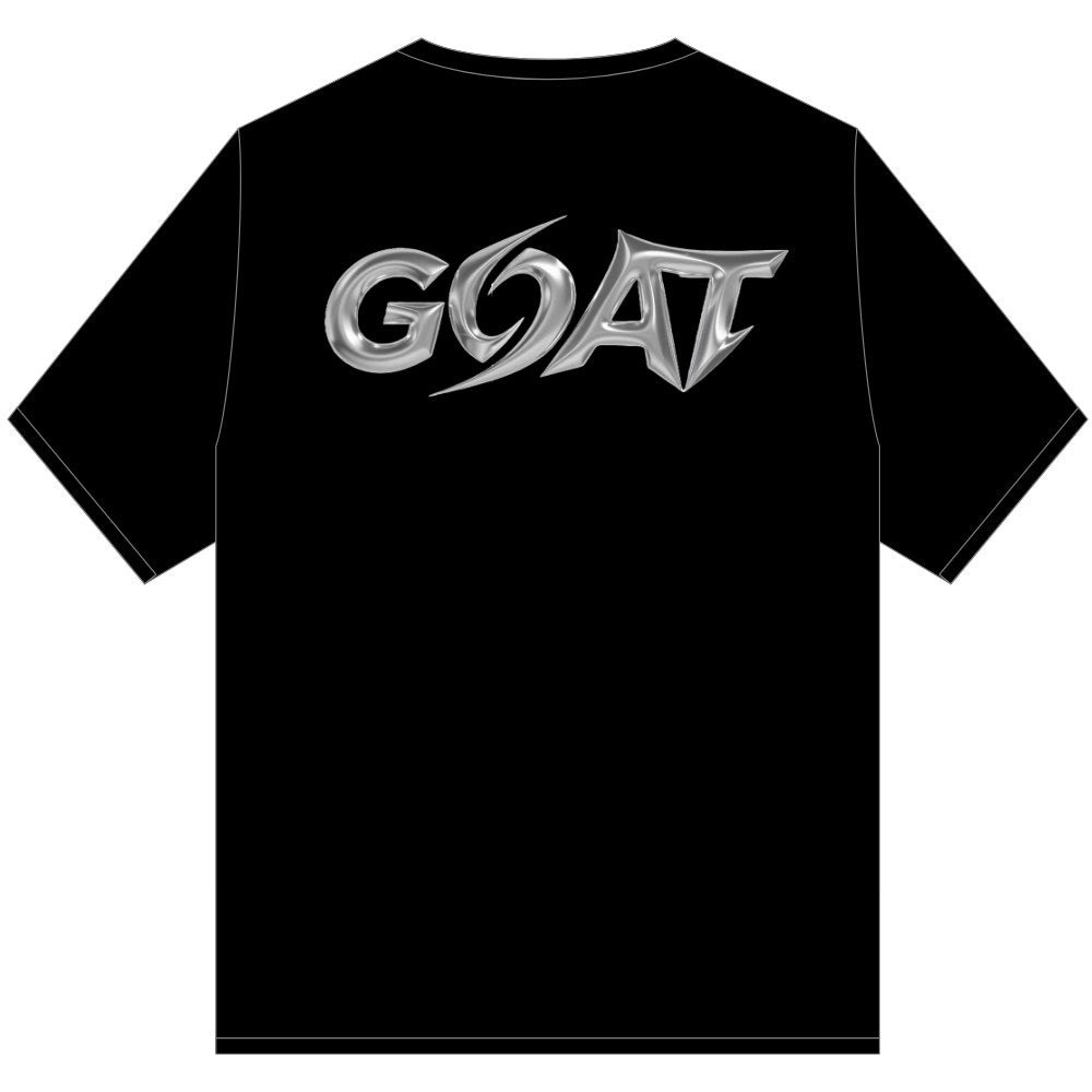 GOAT CHROME STORM TEE SHIRT BLACK