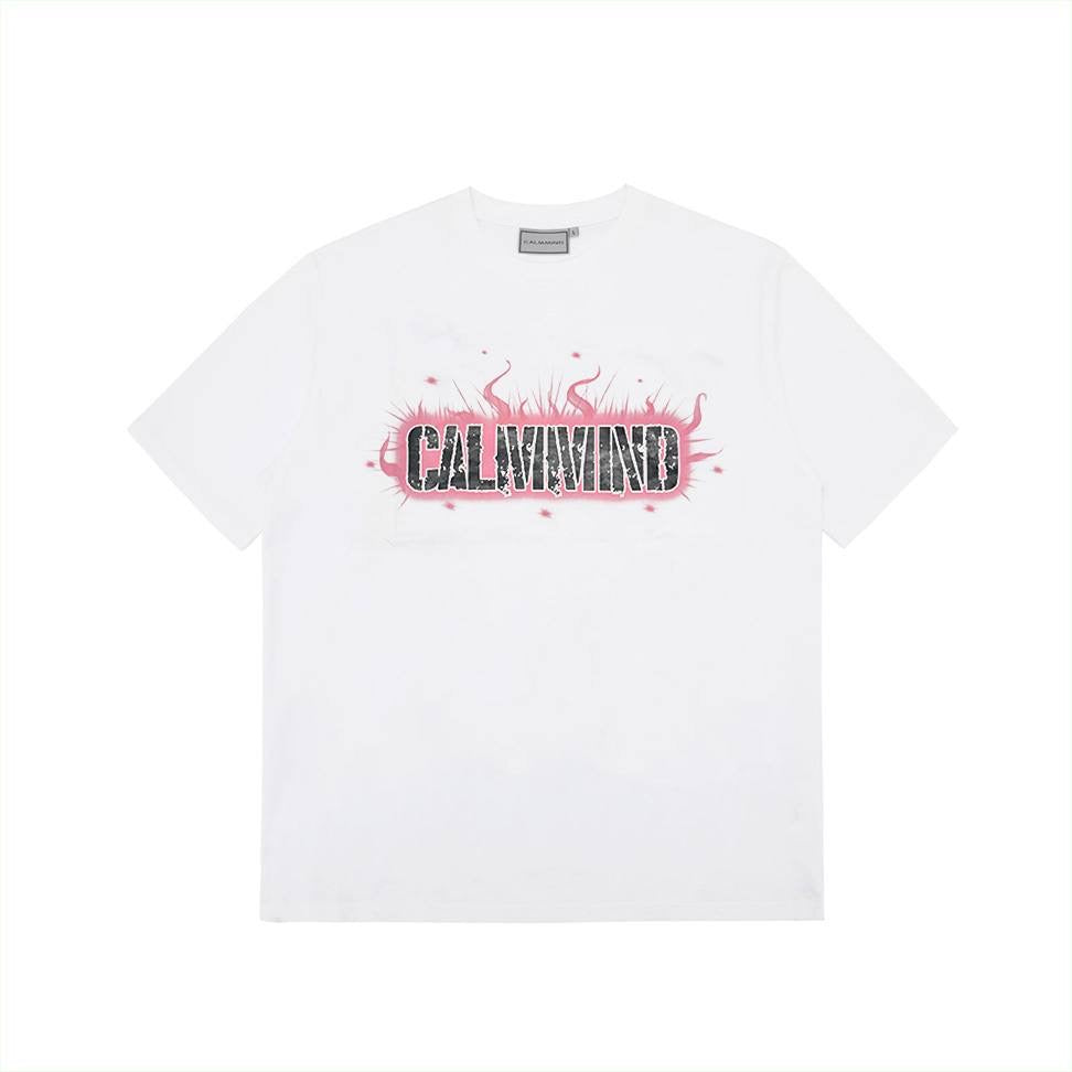 Calmmind Dark Flame Monster Tee White