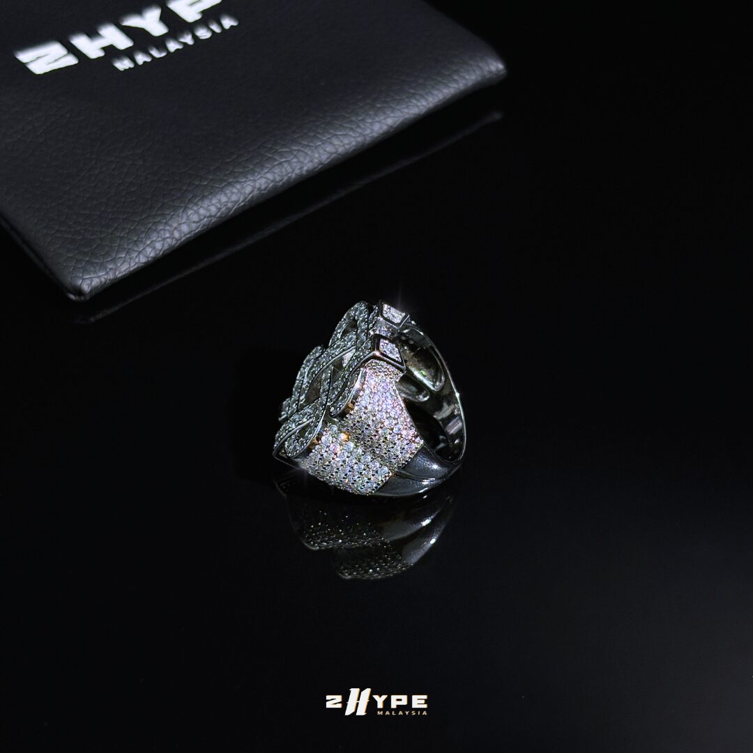 Iced-Out Dollar Ring